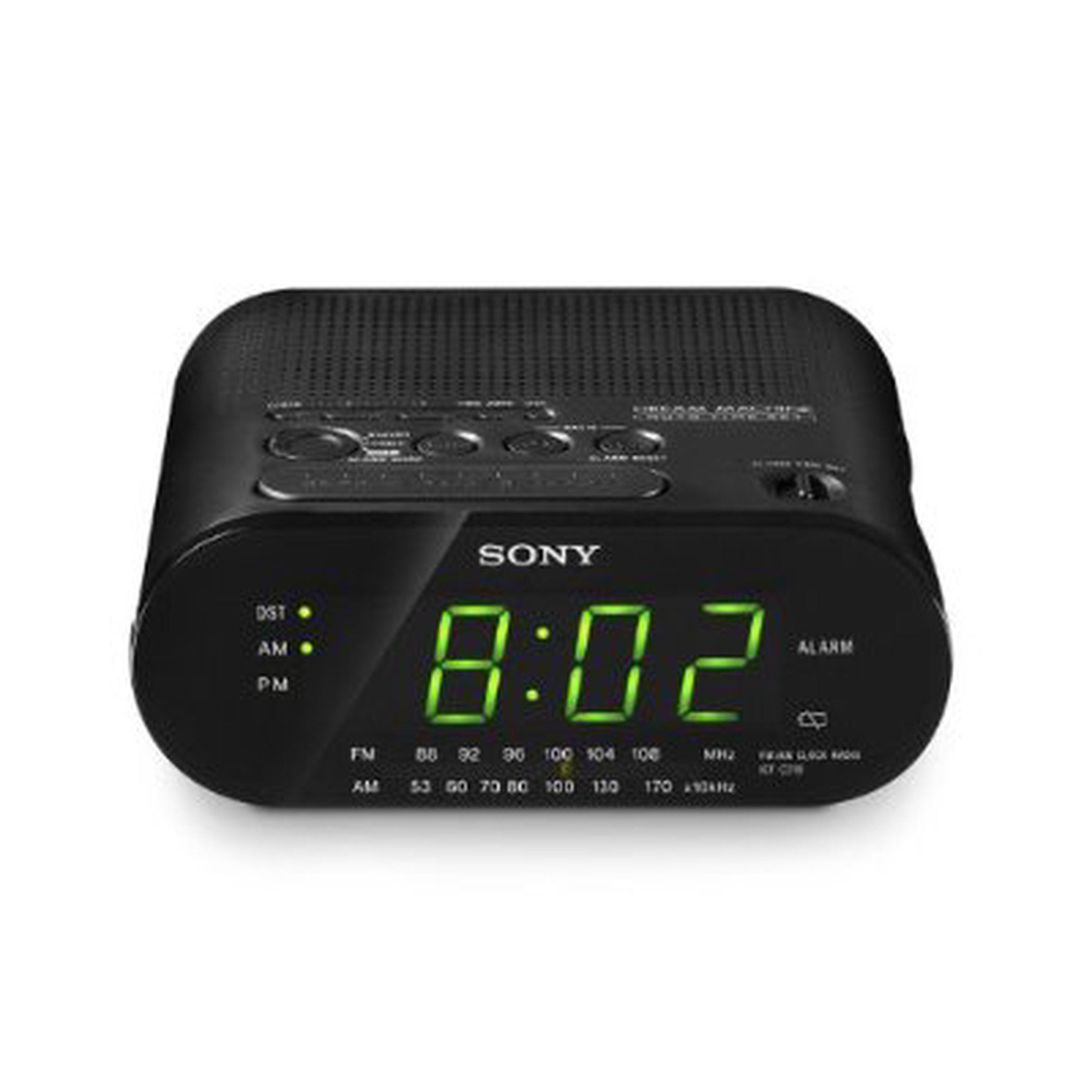 sony alarm clock time set